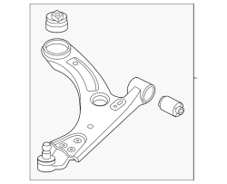 Нижний рычаг передний правый - Volvo XC40 \\ VOLVO Original 32221282